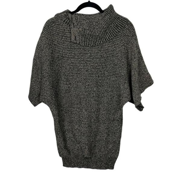 Grass Collection Cowl Neck Button Detail Sweater Size Medium - Picture 2 of 10